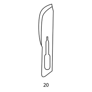 Carbon Steel Scalpel Blades #20