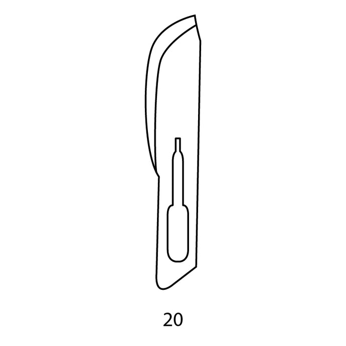 Carbon Steel Scalpel Blades #20