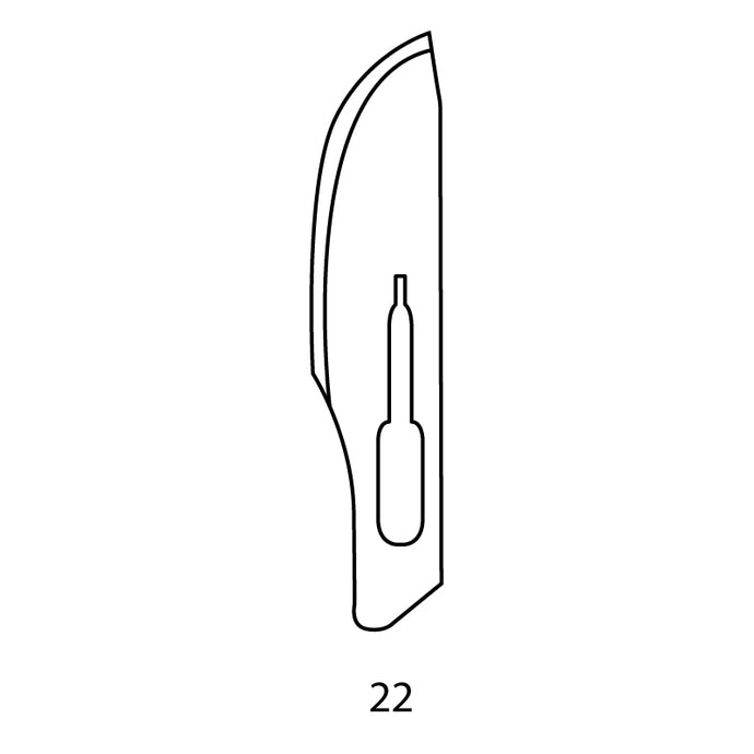 Carbon Steel Scalpel Blades #22