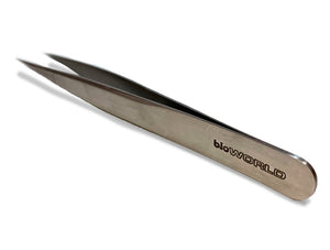 Forcep, Microdissection, Stainless Steel, Extra Fine Point, Straight, 4 1/8 in