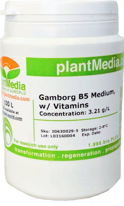 Gamborg B5 Medium, w/ Vitamins