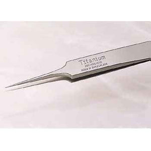 Tweezer, Titanium, Micro Fine Tip Fine Precision, 115mm